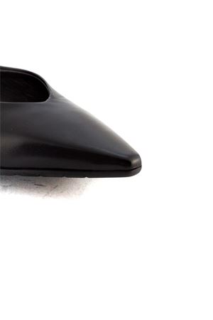 Black leather ballerina shoes MARA BINI | V427NERO